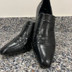 Etienne Aigner Black Heels Misty Shoes Size 6 1/2